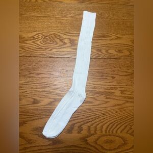 Elegant White Women's Knee High Socks